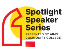 Spotlight Speaker Series header with photos of Dr. Amy Cuddy, Leif Babin, Dr. Myron Rolle, Ambassador "Sully" Sullenberger