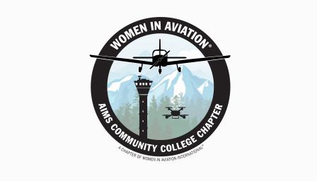 Aims Community College Women in Aviation Logo