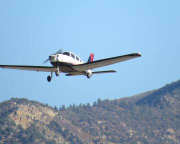 Airplane Flying Overhead at NIFA Competition