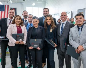 Group at Aims Police Academy Graduation