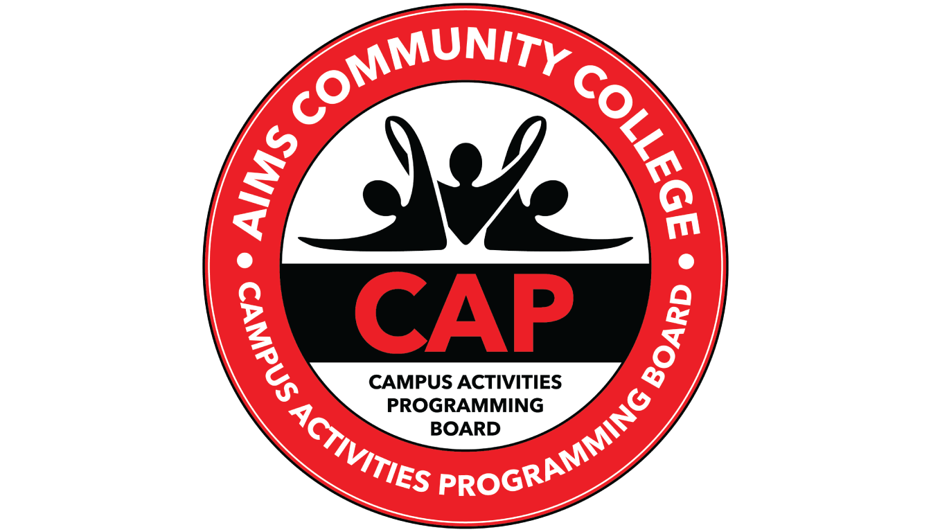 A round logo with the text CAP in the middle and a drawing of three abstract people holding hands