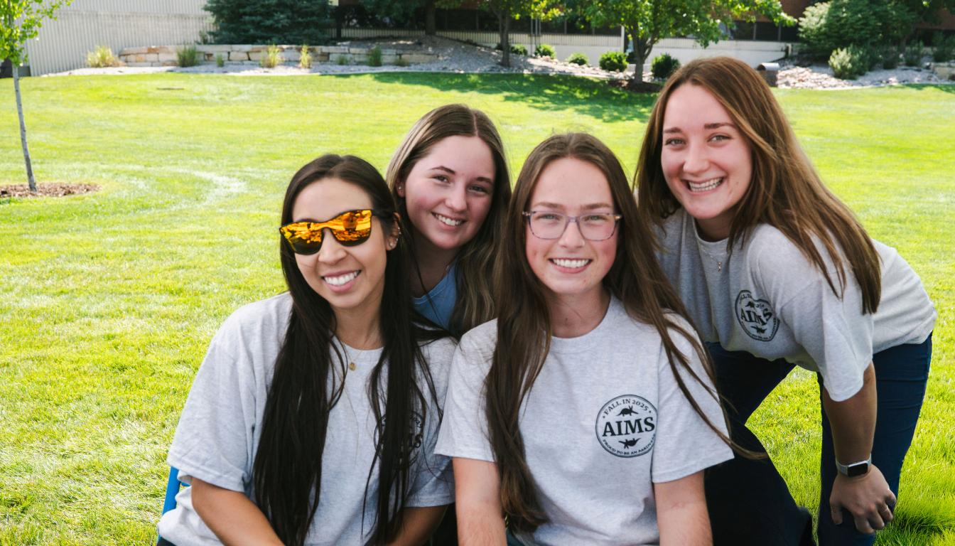 Aims Students at Fall In