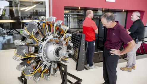 Motor on Display at Aims AMTC tour