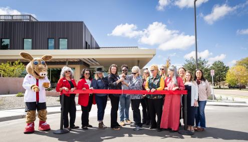 SHWC Ribbon Cutting with Aims and Sunrise Officials