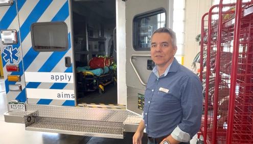 Joe Allen with Ambulence at Aims