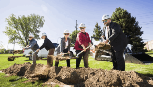 Groundbreaking at Health Center
