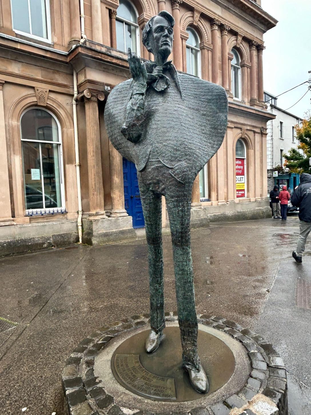 Statue of W.B. Yeats