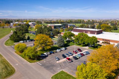 Aerial view of Greeley Campus