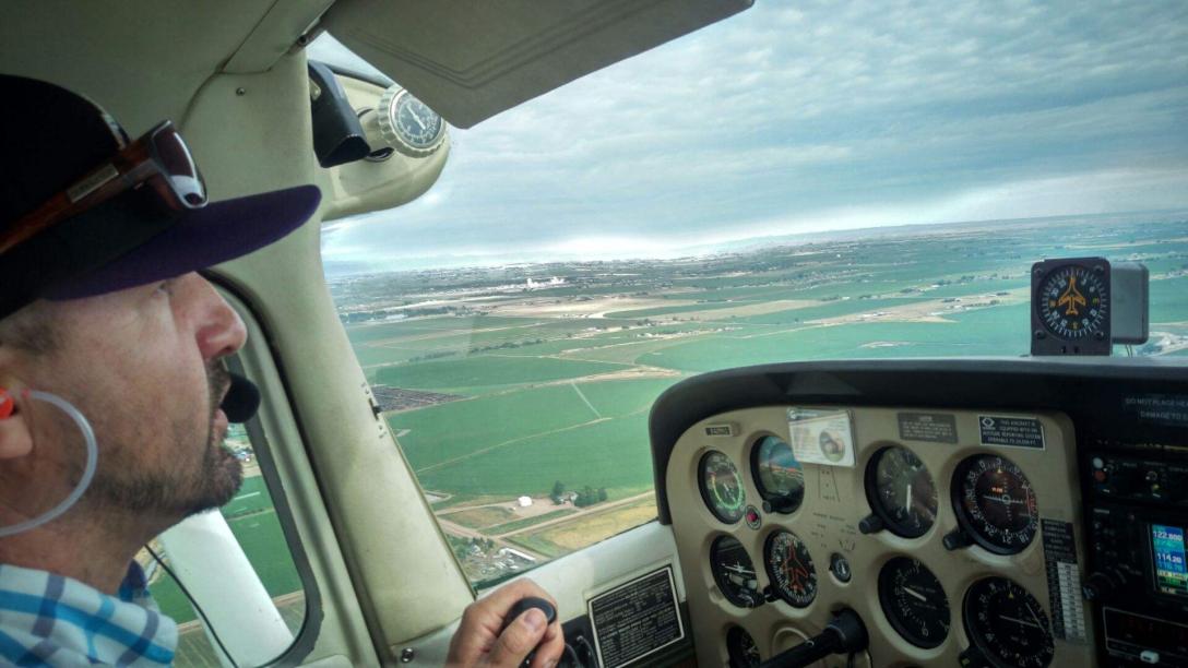 Todd Lawrence Flying A Plane
