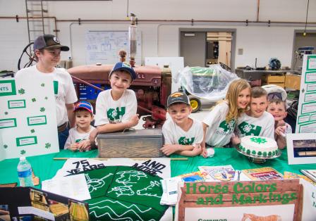 Kids in 4H at Ag Day 2022
