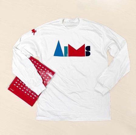 A shirt showing the Aims Artistic T-shirt Design